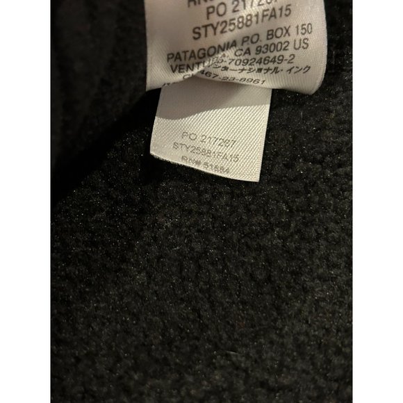 Patagonia Mens Better Sweater Full Zip Vest Black Size Medium Fall 2015 EUC - Picture 8 of 8